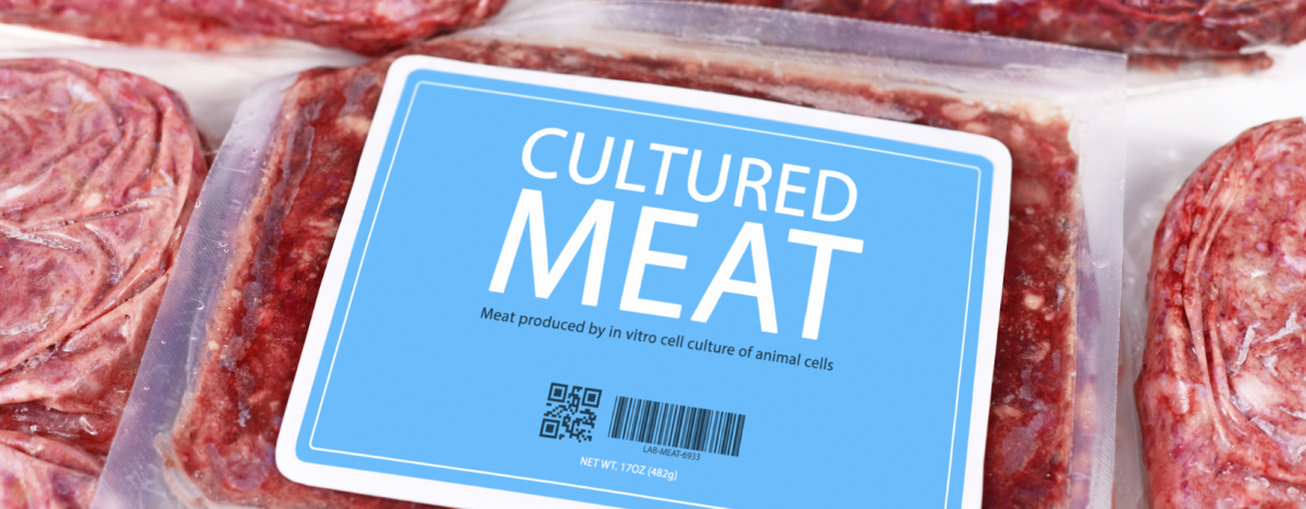 confezioni di carne coltivata al supermercato
