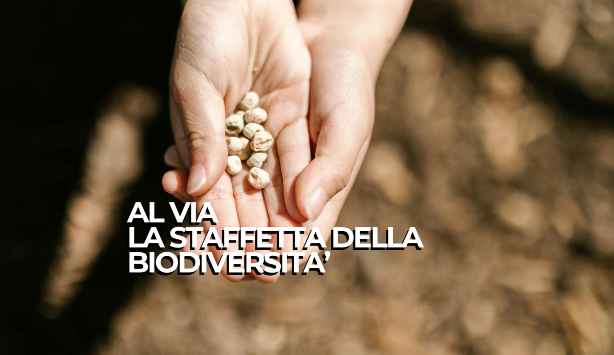 Banner di inizio staffetta della biodiversità