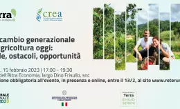 Il ricambio generazionale in agricoltura: Terra! e il Crea ne discutono in un seminario