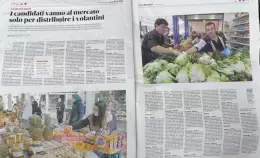 I candidati vanno al mercato solo per distribuire volantini